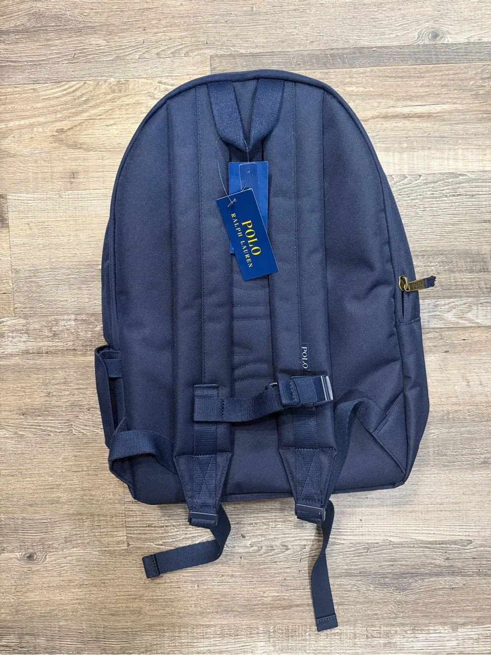 Polo Ralph Lauren Polo Bear Embroidered Varsity Backpack Navy Blue